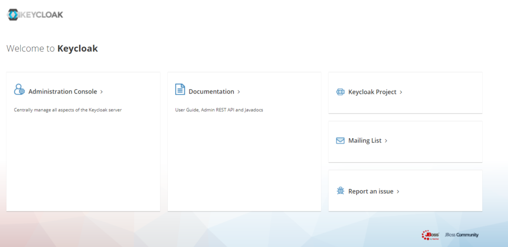 Welcome to Keycloak